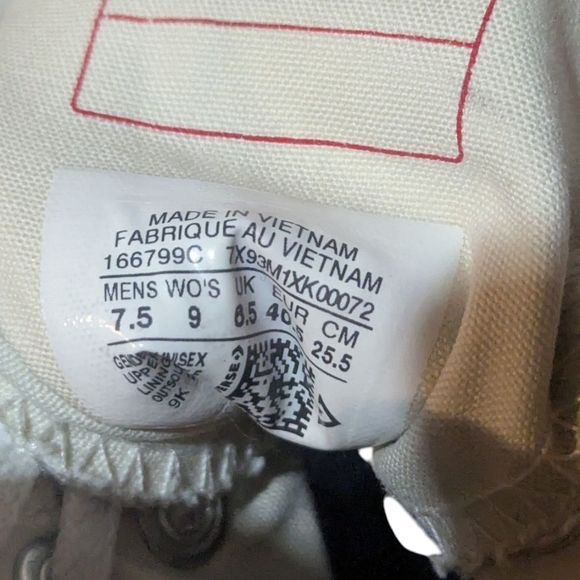 Converse Chuck Taylor All Star Run Star Hike High Top Platform Sneaker White 9 - Picture 6 of 9